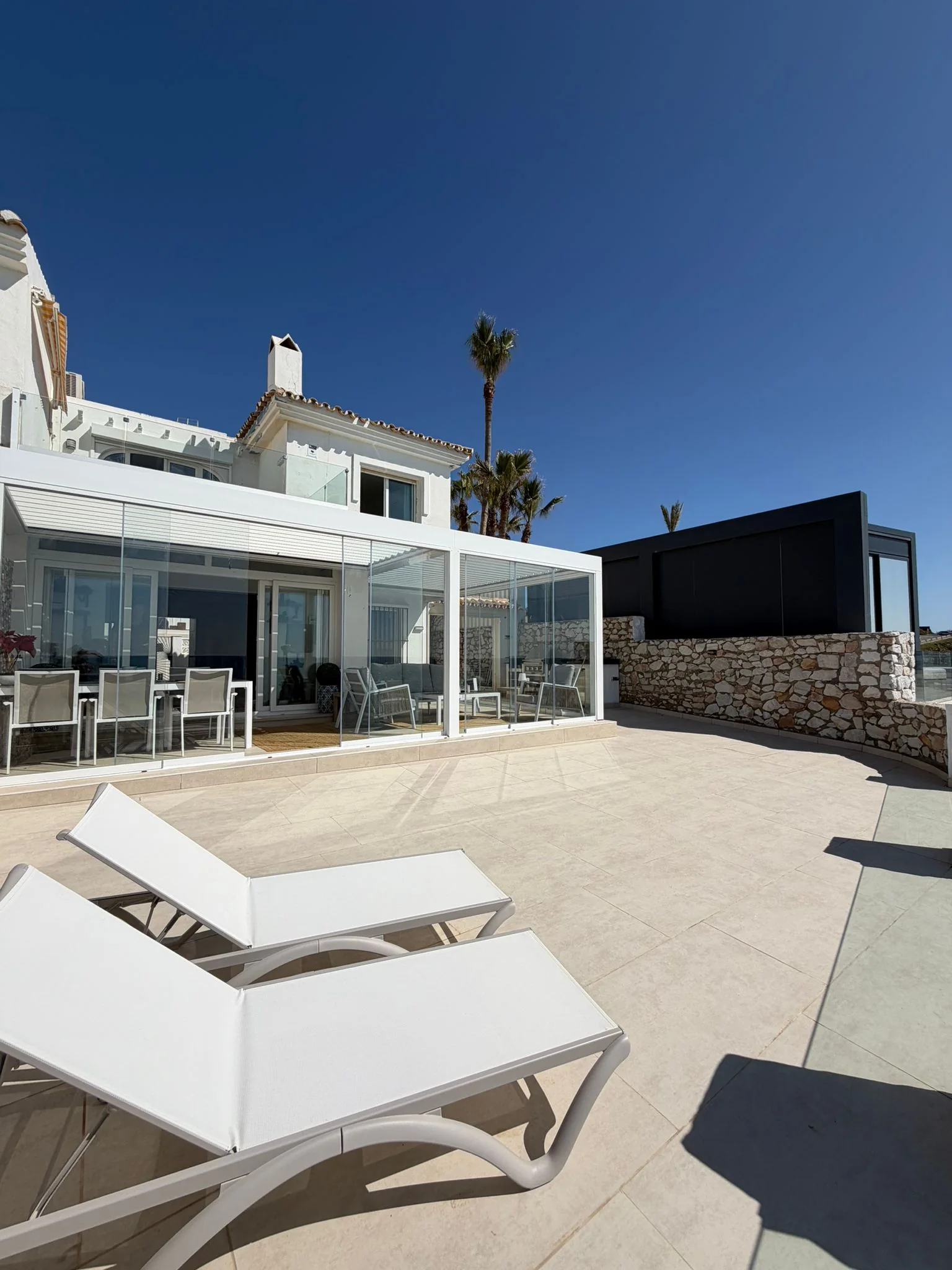 Casa Arena and its beachfront terraces